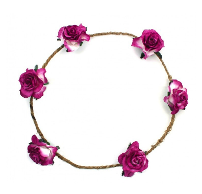 ELORA Floral Crown - Violet