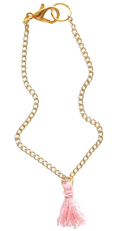 Tassel Bracelet - Pink