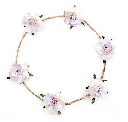 ELORA Floral Crown - Lilac
